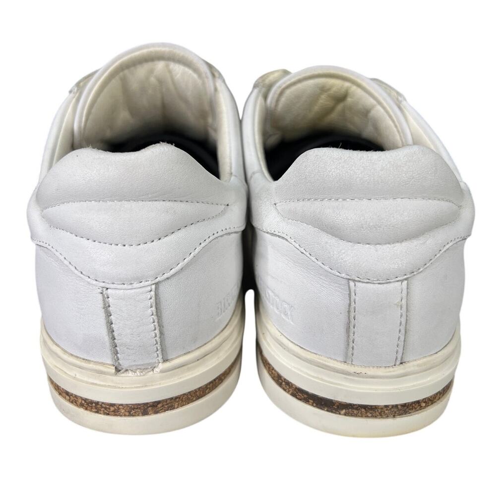 Birkenstock Unisex Bend Low White Leather Lace Uo Sneaker Size M 6 W 8 - Picture 8 of 11